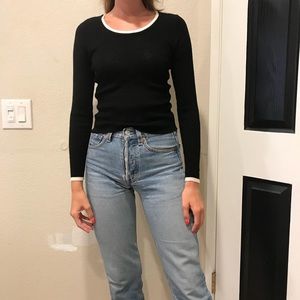 Black/charcoal sweater